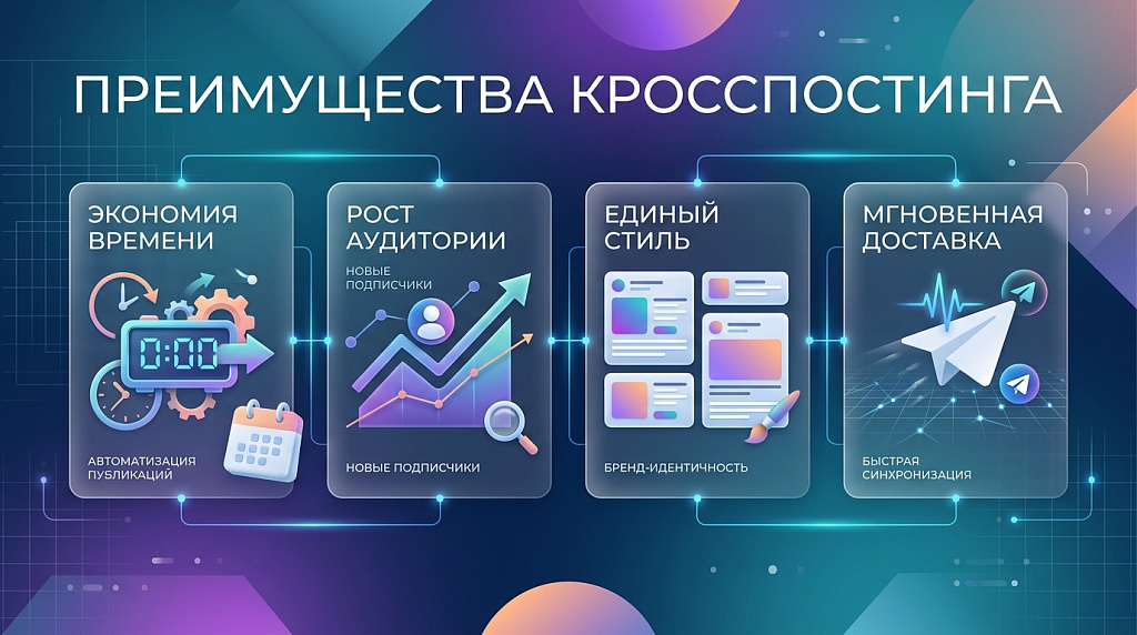 Ключевые преимущества кросспостинга из Telegram в Max